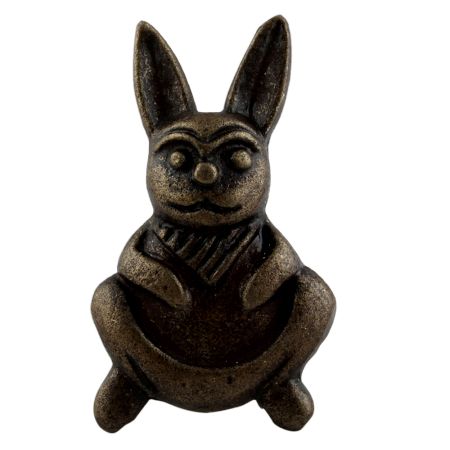 Antique Rabbit Iron Dresser Knob